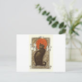 Steinleins Katze - Art Nouveau Postkarte (Stehend Vorderseite)