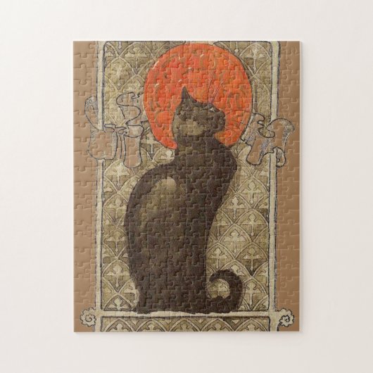 Steinleins Katze - Jugendstil-Werbung Puzzle (Vertikal)