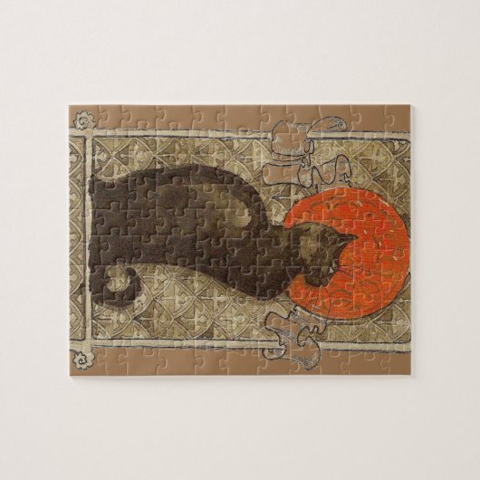 Steinleins Katze - Jugendstil-Werbung Puzzle (Horizontal)