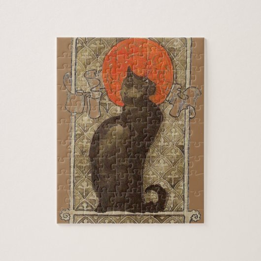 Steinleins Katze - Jugendstil-Werbung Puzzle (Vertikal)