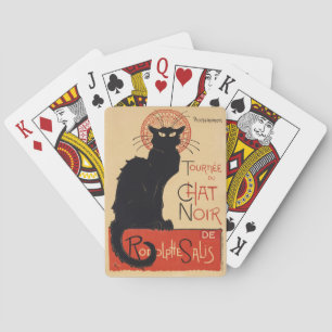 Steinlen Art Nouveau Chic Schwarze Katze Vintage D Spielkarten