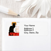 Steinlen Black Cat Classic French Artwork (Insitu)