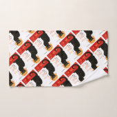 Steinlen Black Cat Classic French Artwork Badhandtuch Set (Handtuch)