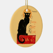 Steinlen Black Cat Classic French Artwork Keramik Ornament (Rechts)