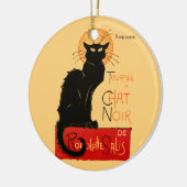 Steinlen Black Cat Classic French Artwork Keramik Ornament (Links)