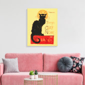 Steinlen Black Cat Classic French Artwork Leinwanddruck (Insitu (Wohnzimmer))