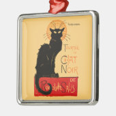 Steinlen Black Cat Classic French Artwork Ornament Aus Metall (Links)