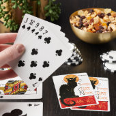 Steinlen Black Cat Classic French Artwork Spielkarten (In Situ)