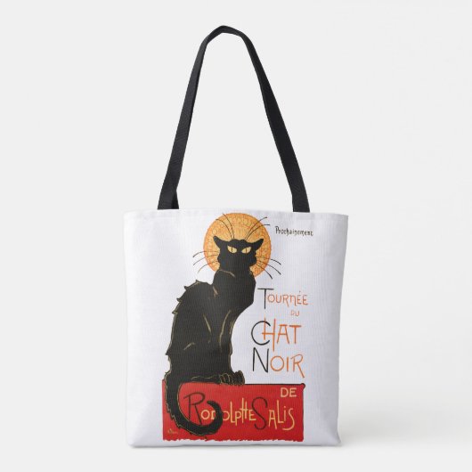 Steinlen Black Cat Classic French Artwork Tasche (Rückseite)