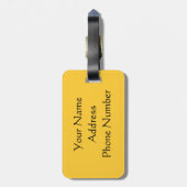 Steinlen: Chat Noir Gepäckanhänger (Rückseite vertikal)