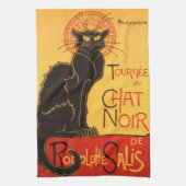 Steinlen: Chat Noir Geschirrtuch (Vertikal)