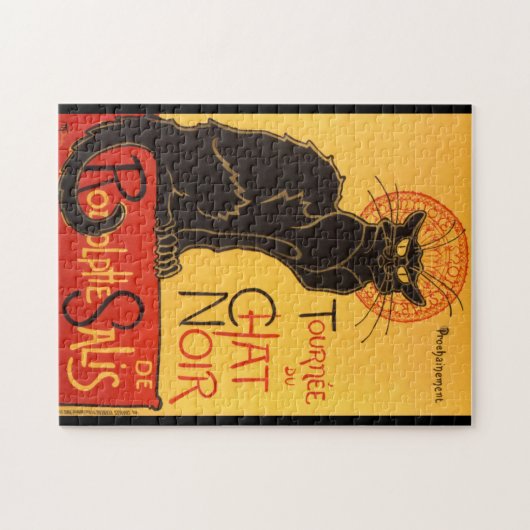 Steinlen: Chat Noir Puzzle (Horizontal)