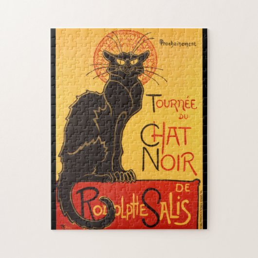 Steinlen: Chat Noir Puzzle (Vertikal)