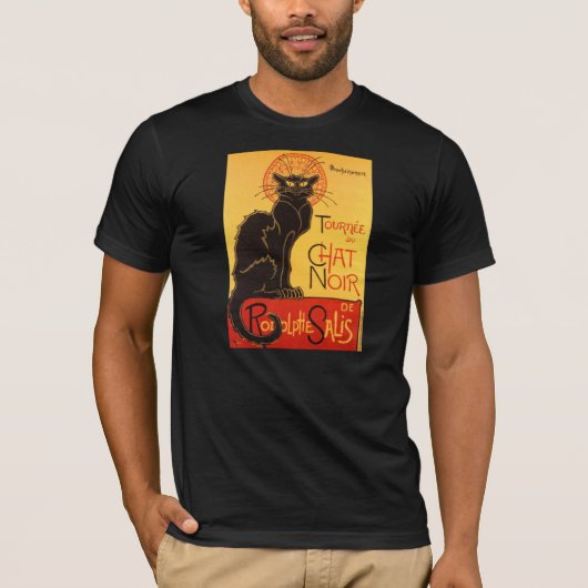 Steinlen: Chat Noir T-Shirt (Vorderseite)