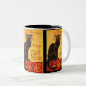 Steinlen: Chat Noir Zweifarbige Tasse (VorderseiteRechts)