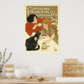 Steinlen - Compagnie Francaise des Chocolats Poster (Küche)