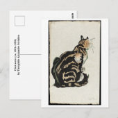 Steinlen Postkarte (Vorne/Hinten)