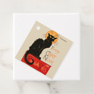 Steinlen Schwarze Katze Klassischer Französischer Geschenkanhänger