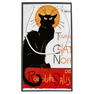 Steinlen Schwarze Katze Klassischer Französischer Kleine Geschenktüte