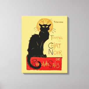 Steinlen Schwarze Katze Klassischer Französischer Leinwanddruck