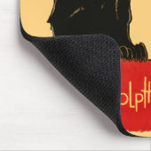 Steinlen Schwarze Katze Klassischer Französischer Mousepad (Ecke)
