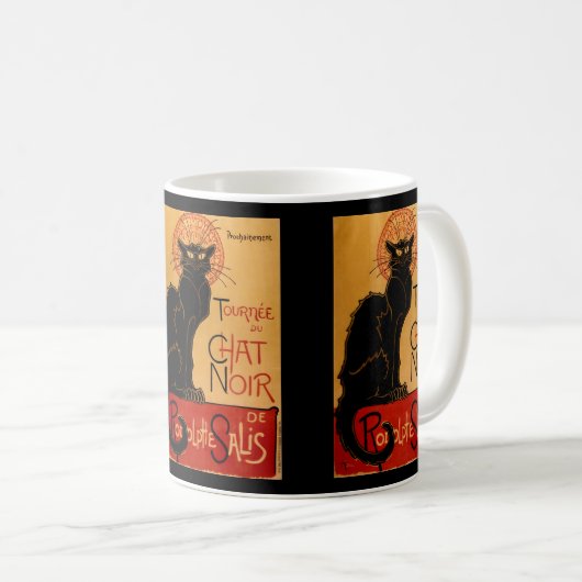 Steinlens Le Chat Noir Kaffeetasse (VorderseiteRechts)