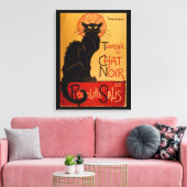 Steinlens Le Chat Noir Leinwanddruck (Insitu (Wohnzimmer))