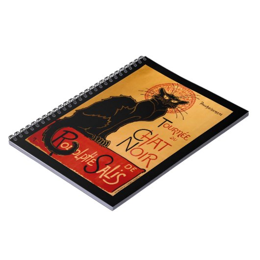 Steinlens Le Chat Noir Notizblock (Linke Seite)