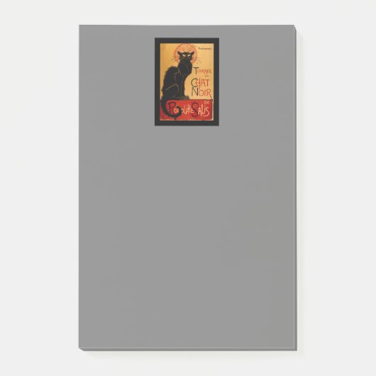 Steinlens Le Chat Noir Post-it Klebezettel (Vorderseite)