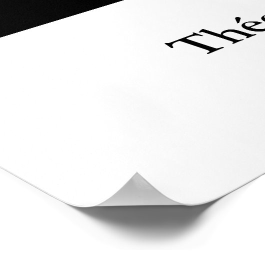 Steinlens Le Chat Noir Poster (Ecke)