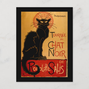 Steinlens Le Chat Noir Postkarte