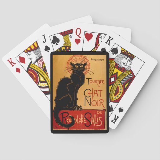 Steinlens Le Chat Noir Spielkarten (Rückseite)