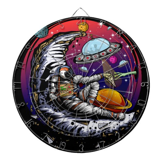 Steinmagnet Dartscheibe (vorne)