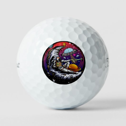 Steinmagnet Golfball (Vorderseite)