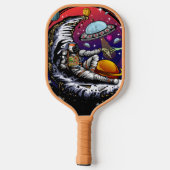 Steinmagnet Pickleball Schläger (Rückseite)