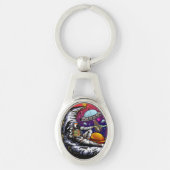 Steinmagnet Schlüsselanhänger (Vorderseite)