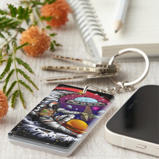 Steinmagnet Schlüsselanhänger (Vorderseite rechts)