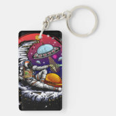 Steinmagnet Schlüsselanhänger (Rückseite)