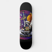 Steinmagnet Skateboard (Vorderseite)