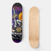 Steinmagnet Skateboard (Vorderseite)