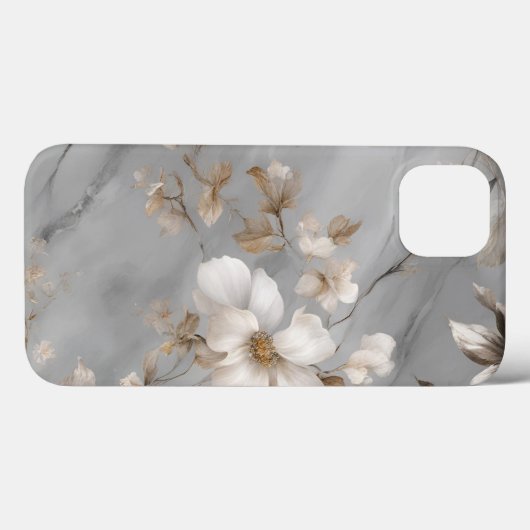 Steinmarmordesign - Blume Case-Mate iPhone Hülle (Rückseite (Horizontal))