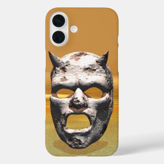 Steinmaske Case-Mate iPhone Hülle (Rückseite)