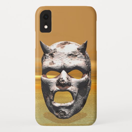 Steinmaske Case-Mate iPhone Hülle (Rückseite)