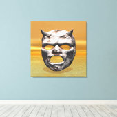 Steinmaske Leinwanddruck (Insitu (Holzboden))