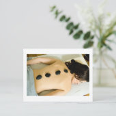 Steinmassage Postkarte (Stehend Vorderseite)