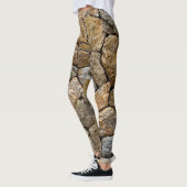 Steinmauer: Dekoratives Design Leggings (Links)