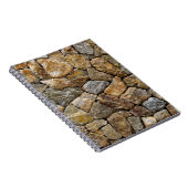 Steinmauer: Dekoratives Design Notizblock (Rechte Seite)