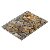 Steinmauer: Dekoratives Design Notizblock (Linke Seite)