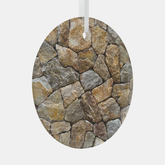 Steinmauer: Dekoratives Design Ornament Aus Glas (Vorderseite Rechts)