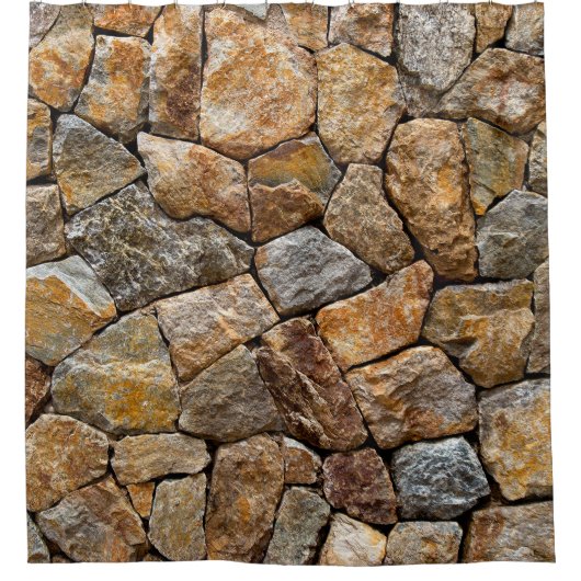 Steinmauer  duschvorhang (Vorderseite)